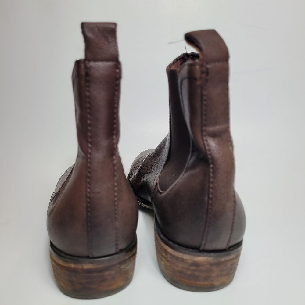 Arturo Chiang Averly  Brown Leather Chelsea Boot  Slip On Ankle Size Size 7 - Picture 4 of 8